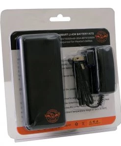 Nexgen Heat Men's Nxm1761set-'Igniter' Black'Heated' Soft Shell Hooded Jacket (Rechargeable Battery Pack Included) Motorcycle Jackets