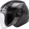 Gmax 72-4810 OF-17 Open-Face Helmet Black Riding Gear
