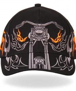 Hot Leathers BCA1024 Tribal Bike Ball Cap Riding Gear