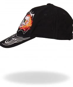 Riding Gear Hot Leathers BCA1027 Mirror Skulls Ball Cap