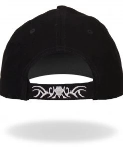 Riding Gear Hot Leathers BCA1027 Mirror Skulls Ball Cap