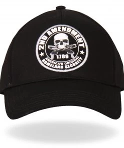 Hot Leathers BCA1040 2nd Amendment America's Original Homeland Security Ball Cap Riding Gear