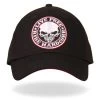 Riding Gear Hot Leathers BCA1042 Live Free Ride Hardcore Skull Baseball Cap