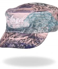 Hot Leathers BCB1003 Angel Wings Cadet Cap
