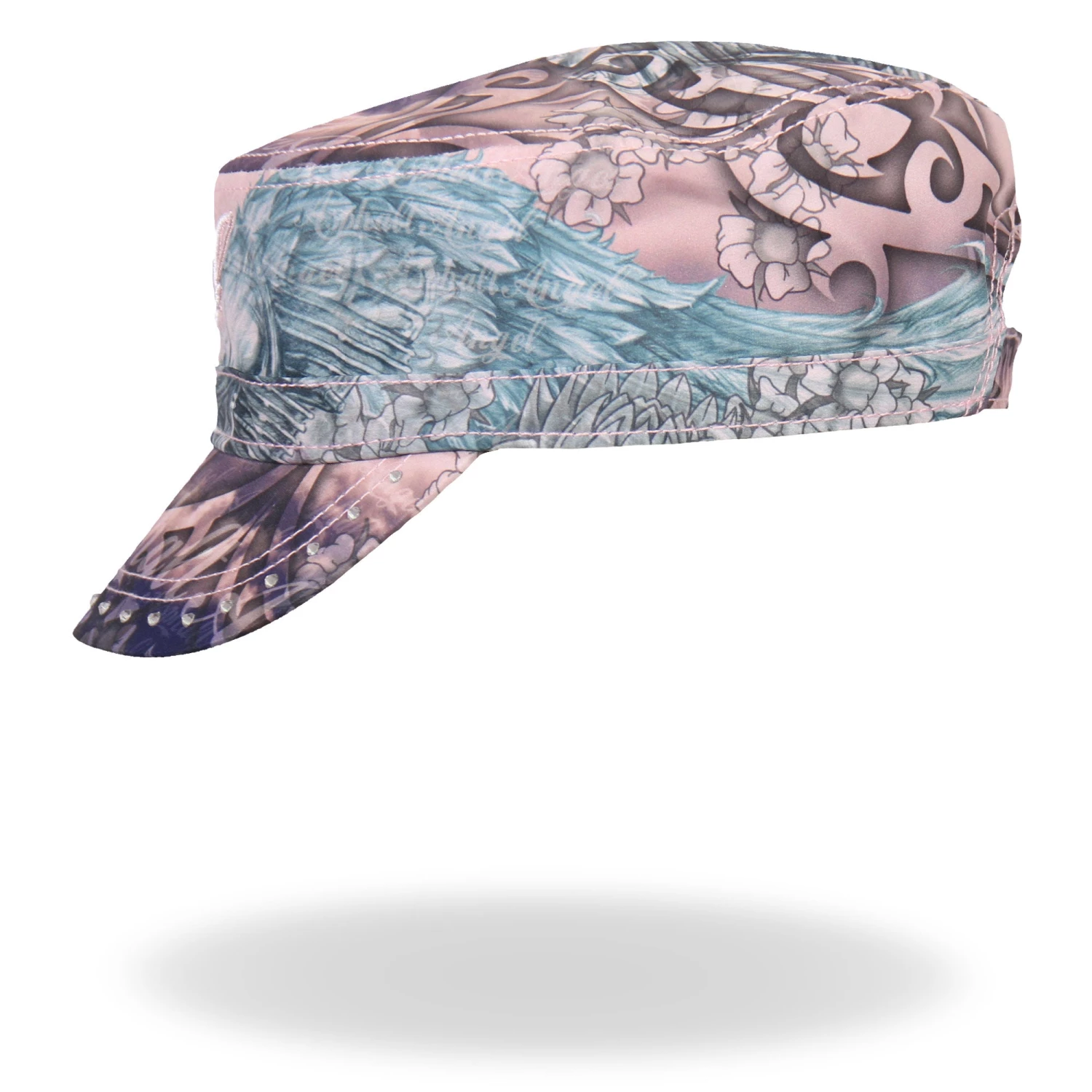 Hot Leathers BCB1003 Angel Wings Cadet Cap