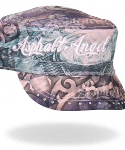 Hot Leathers BCB1003 Angel Wings Cadet Cap