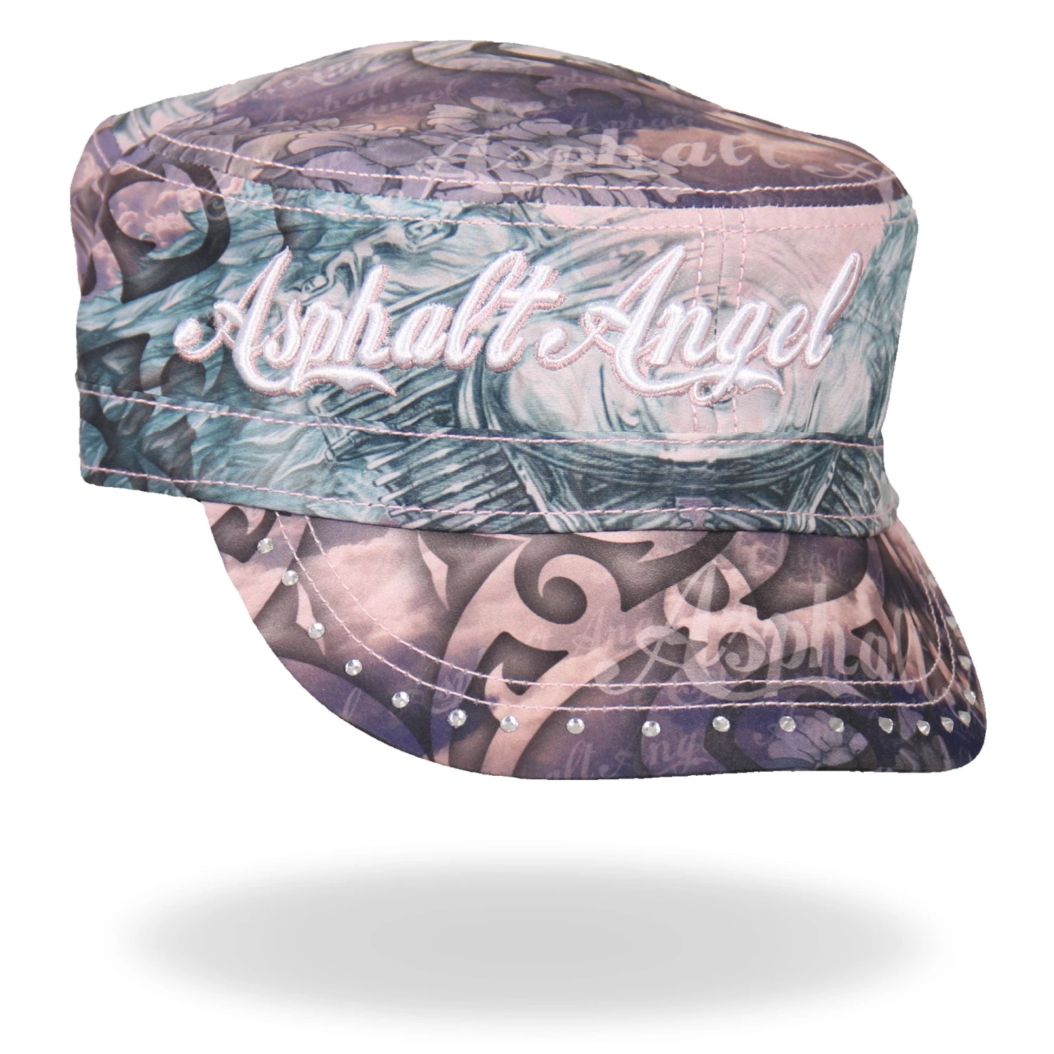 Hot Leathers BCB1003 Angel Wings Cadet Cap