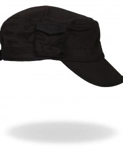 Riding Gear Hot Leathers BCB1005 Doll Skulls Ladies Black Cadet Cap