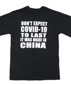Riding Gear Biker Clothing Co. BCC116013 'Don't Expect Covid-19 To Last' T-Shirt