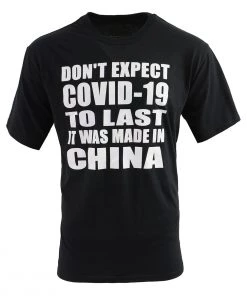 Riding Gear Biker Clothing Co. BCC116013 'Don't Expect Covid-19 To Last' T-Shirt