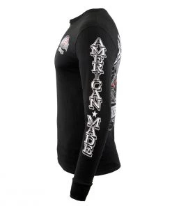 Riding Gear Biker Clothing Co. BCC117001 'American Made Free, Free To Ride' Long Sleeve T-Shirt