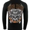 Riding Gear Biker Clothing Co. BCC117003 'Ride Hard, Play Hard ' Long Sleeve T-Shirt