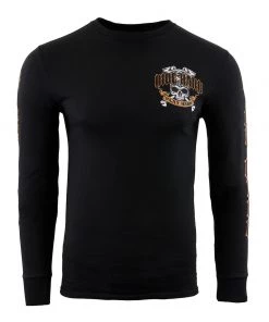 Riding Gear Biker Clothing Co. BCC117003'Ride Hard, Play Hard' Long Sleeve T-Shirt
