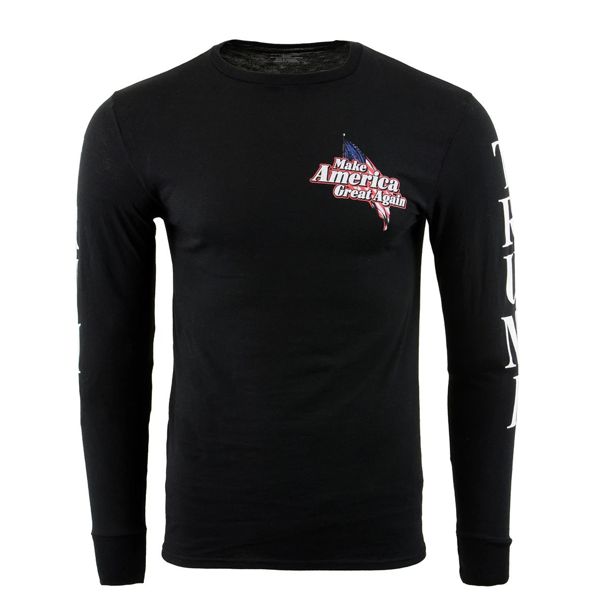 Riding Gear Biker Clothing Co. BCC117012 'Make America Great Again' Motorcycle Long Sleeve T-Shirt