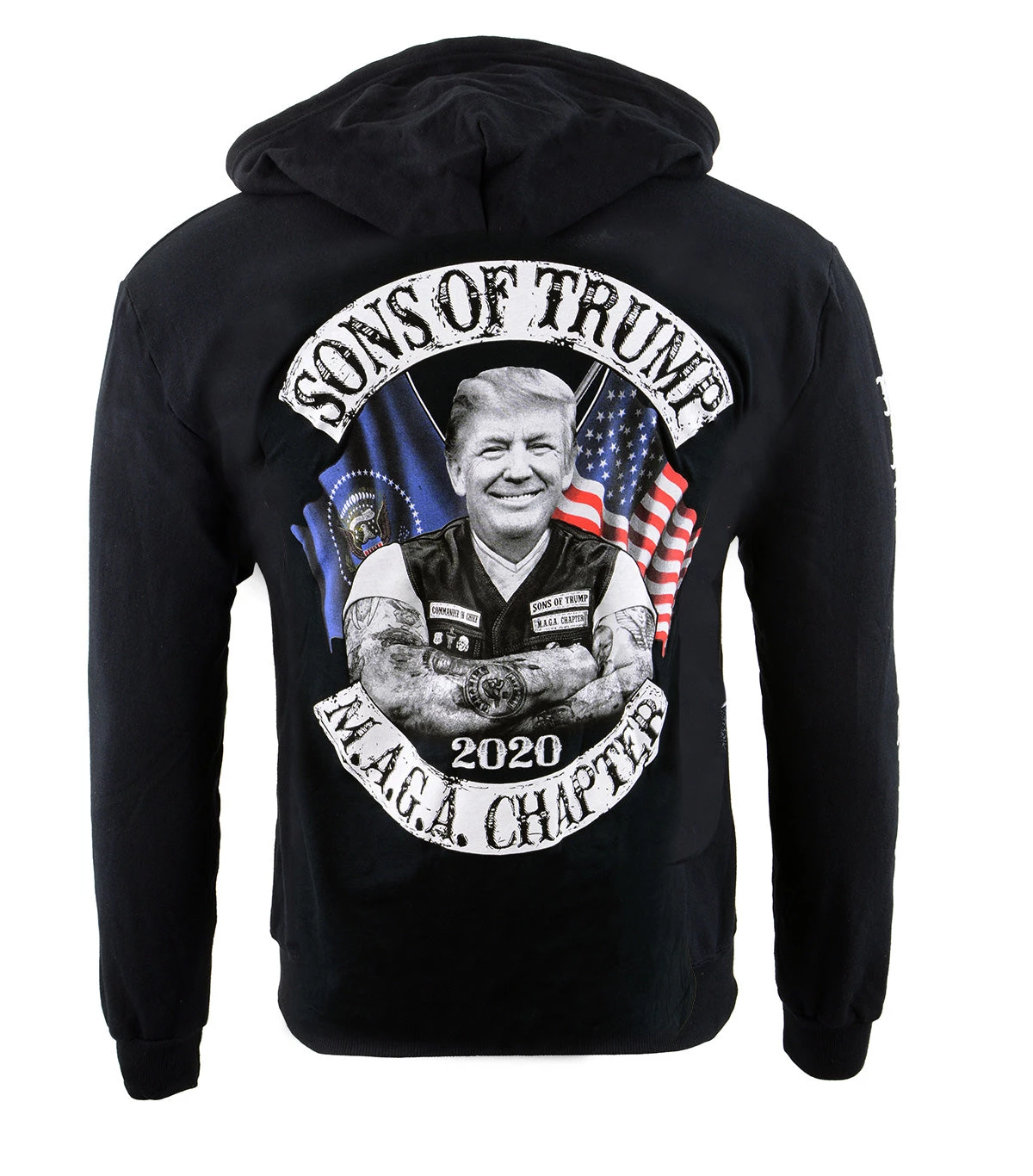 Biker Clothing Co. BCC118007 'Sons Of Trump' Motorcycle Hoodie Motorcycle Jackets