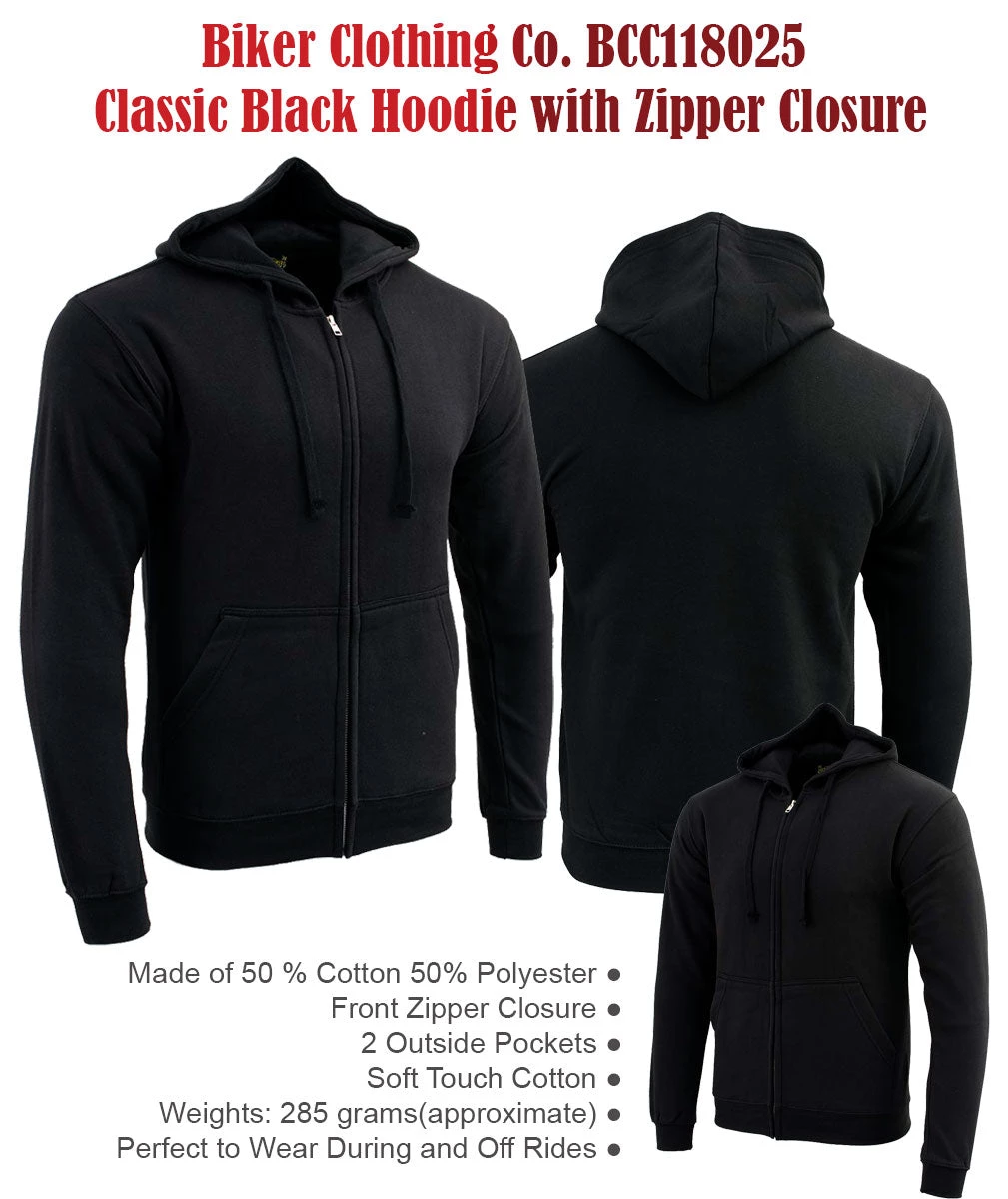 Motorcycle Hoodies Men’s Box-5 Biker Clothing Co. Short Sleeve, Long Sleeve And Hoodie Bundle Box