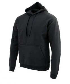 Motorcycle Hoodies Biker Clothing Co. BCC118027 Classic Black Pullover Hoodie