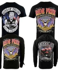Men’s Box-4 Biker Clothing Co. Short Sleeve, Long Sleeve And Hoodie Bundle Box Motorcycle Hoodies