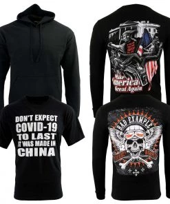 Motorcycle Hoodies Men’s Box-6 Biker Clothing Co. Short Sleeve, Long Sleeve And Hoodie Bundle Box