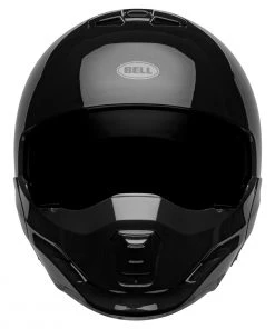 Bell Helmets Bell Broozer ‘Full Face. Open Face. In Your Face’ 2 In 1 Motorcycle Gloss Black Helmet
