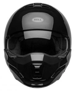 Bell Helmets Bell Broozer ‘Full Face. Open Face. In Your Face’ 2 In 1 Motorcycle Gloss Black Helmet