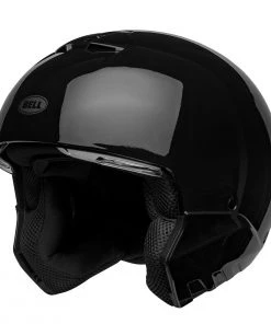 Bell Helmets Bell Broozer ‘Full Face. Open Face. In Your Face’ 2 In 1 Motorcycle Gloss Black Helmet