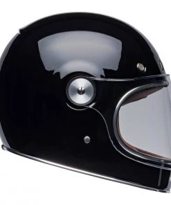 Bell Helmets Riding Gear Bell Bullitt Modern Classic Solid Gloss Black Full-Face Helmet