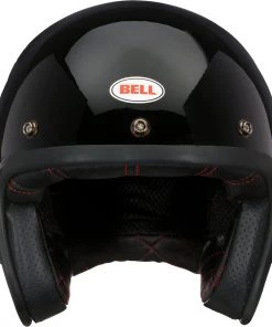 Bell Helmets Bell Custom 500 Solid Black Open Face Helmet