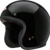 Bell Helmets Bell Custom 500 Solid Black Open Face Helmet