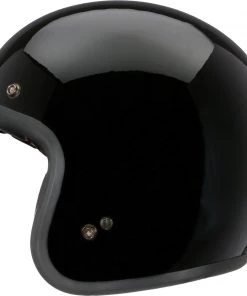 Bell Helmets Bell Custom 500 Solid Black Open Face Helmet