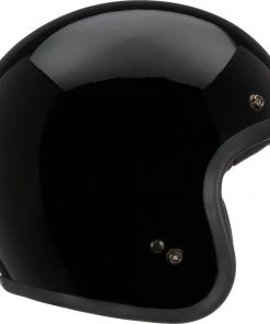Bell Helmets Bell Custom 500 Solid Black Open Face Helmet