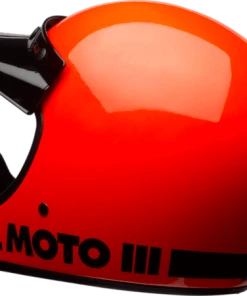 Bell Helmets Riding Gear Bell Moto-3 Fluorescent Orange Full Face Helmet