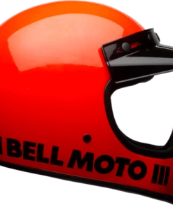 Bell Helmets Riding Gear Bell Moto-3 Fluorescent Orange Full Face Helmet