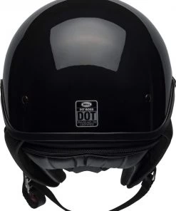 Bell Helmets Bell Pit Boss Gloss Black Half Helmet Riding Gear