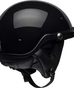 Bell Helmets Bell Pit Boss Gloss Black Half Helmet Riding Gear