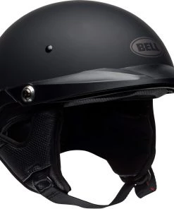 Bell Helmets Bell Pit Boss Matte Black Half Helmet Riding Gear