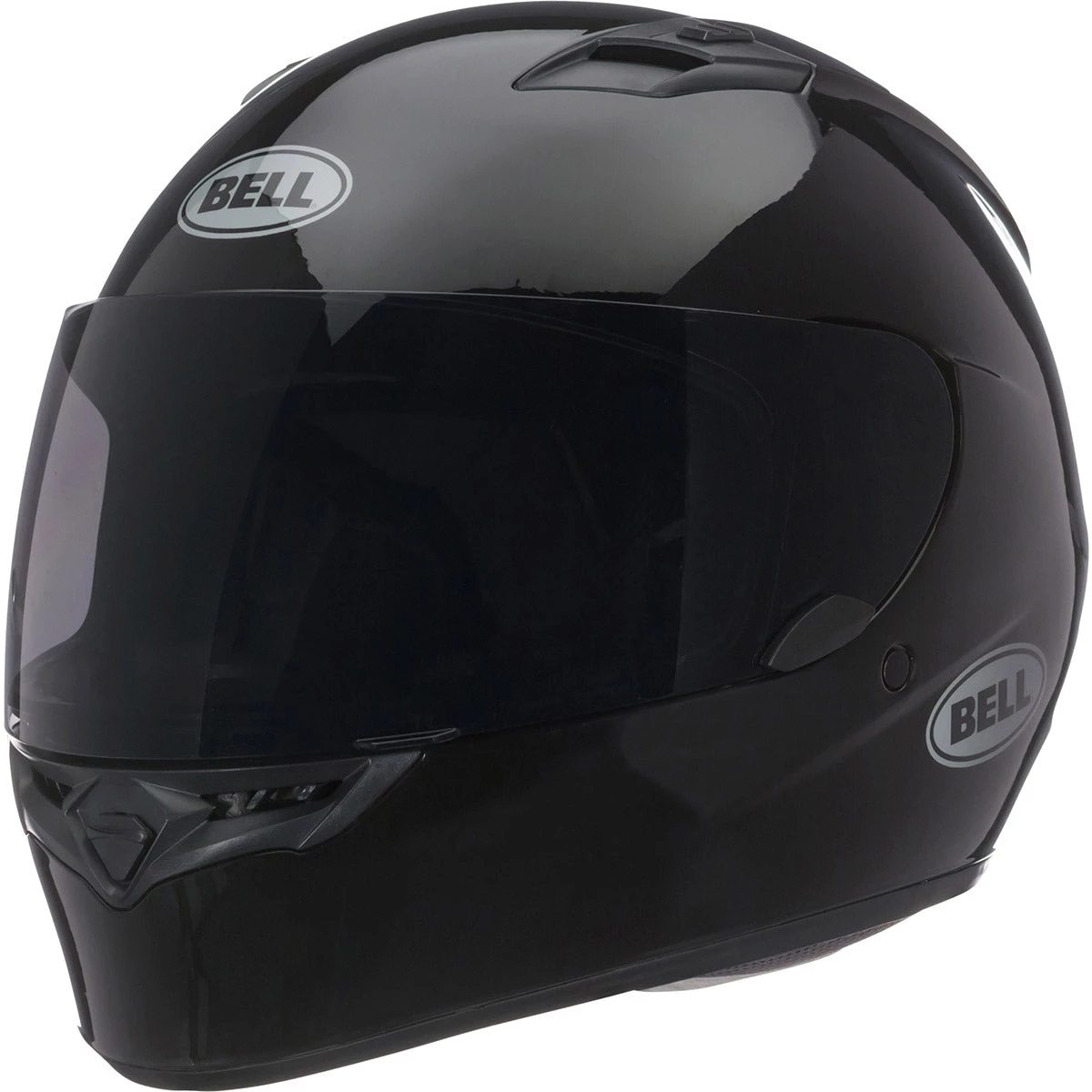 Bell Helmets Riding Gear Bell Qualifier Solid Glossy Black Full Face Helmet