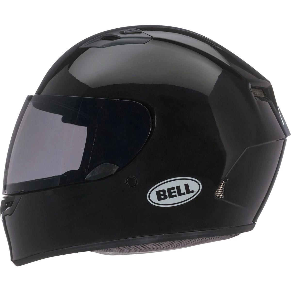 Bell Helmets Riding Gear Bell Qualifier Solid Glossy Black Full Face Helmet