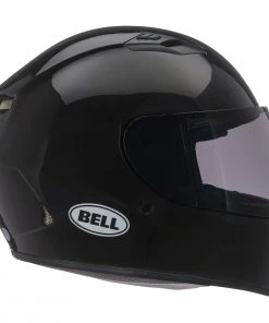 Bell Helmets Riding Gear Bell Qualifier Solid Glossy Black Full Face Helmet