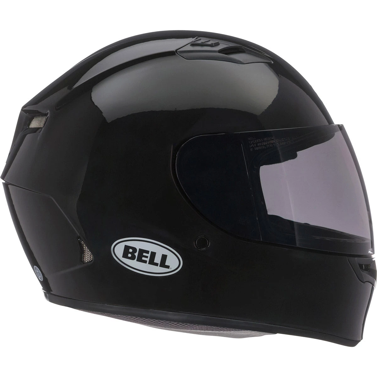 Bell Helmets Riding Gear Bell Qualifier Solid Glossy Black Full Face Helmet