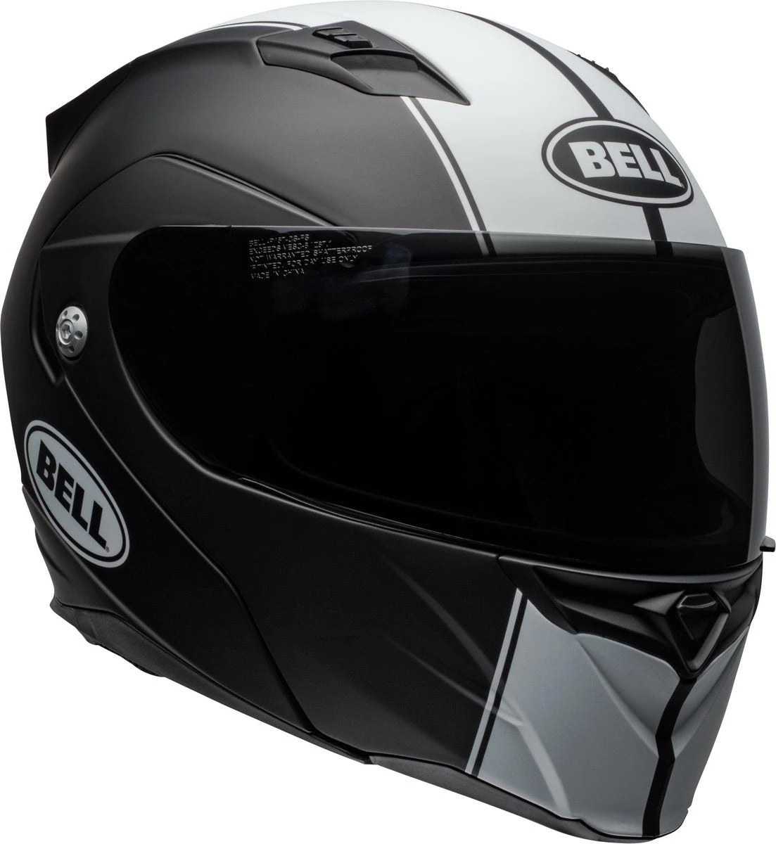 Bell Helmets Bell Revolver Evo Rally Matte Black/White Modular Helmet