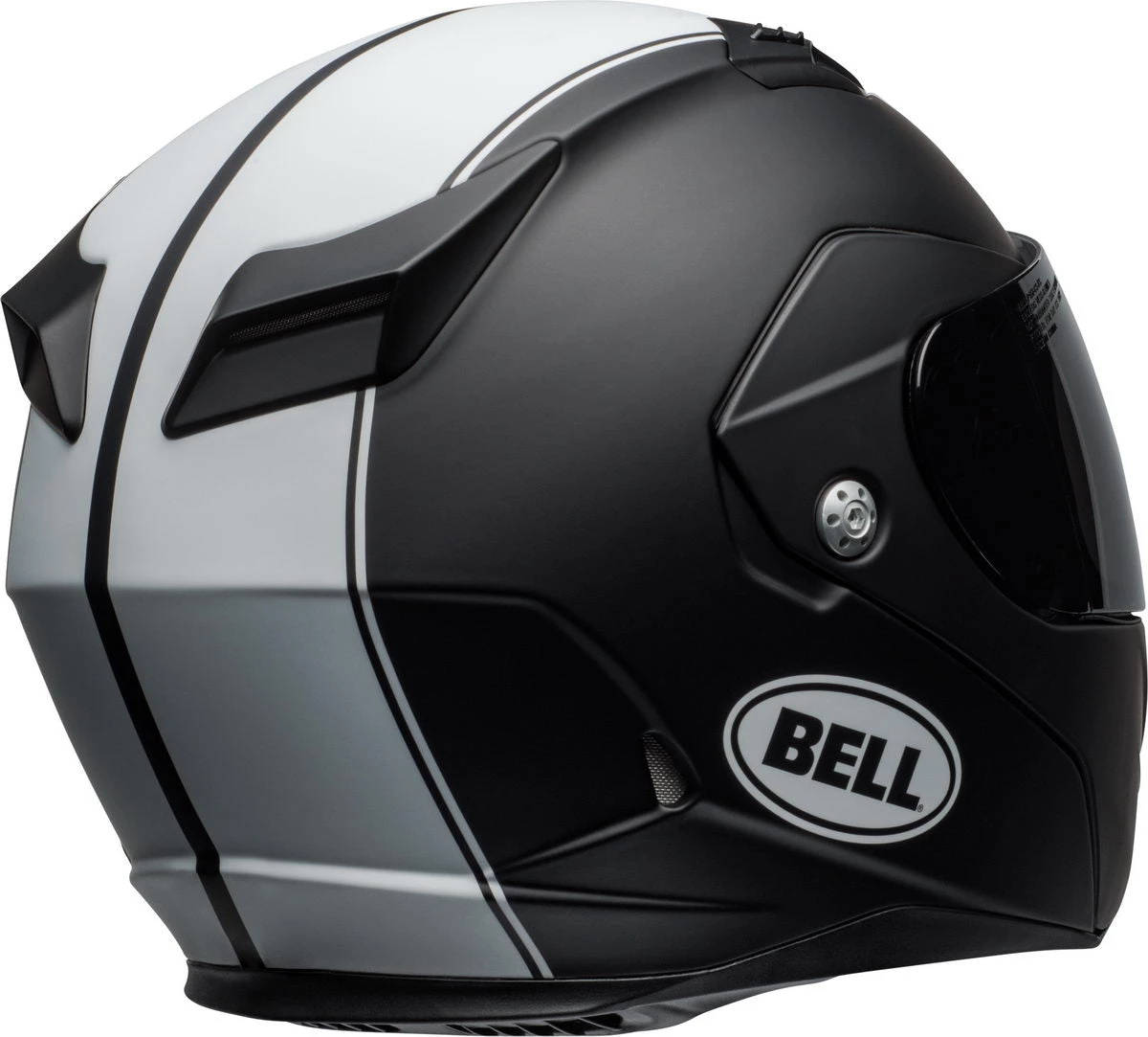 Bell Helmets Bell Revolver Evo Rally Matte Black/White Modular Helmet