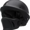 Bell Helmets Bell Rogue 'Built Bell Tough. Innovative Muzzle' Matte Black Half Helmet Riding Gear