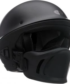 Bell Helmets Bell Rogue'Built Bell Tough. Innovative Muzzle' Matte Black Half Helmet Riding Gear