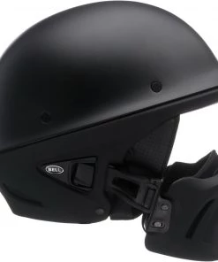 Bell Helmets Bell Rogue'Built Bell Tough. Innovative Muzzle' Matte Black Half Helmet Riding Gear