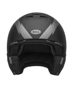 Bell Helmets Riding Gear Bell Broozer ‘Full Face. Open Face. In Your Face’ 2 In 1 Motorcycle Arc Matte Black With Gray Helmet