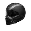 Bell Helmets Riding Gear Bell Broozer ‘Full Face. Open Face. In Your Face’ 2 In 1 Motorcycle Arc Matte Black With Gray Helmet