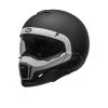 Bell Helmets Riding Gear Bell Broozer ‘Full Face. Open Face. In Your Face’ 2 In 1 Motorcycle Cranium Matte Black And White Helmet
