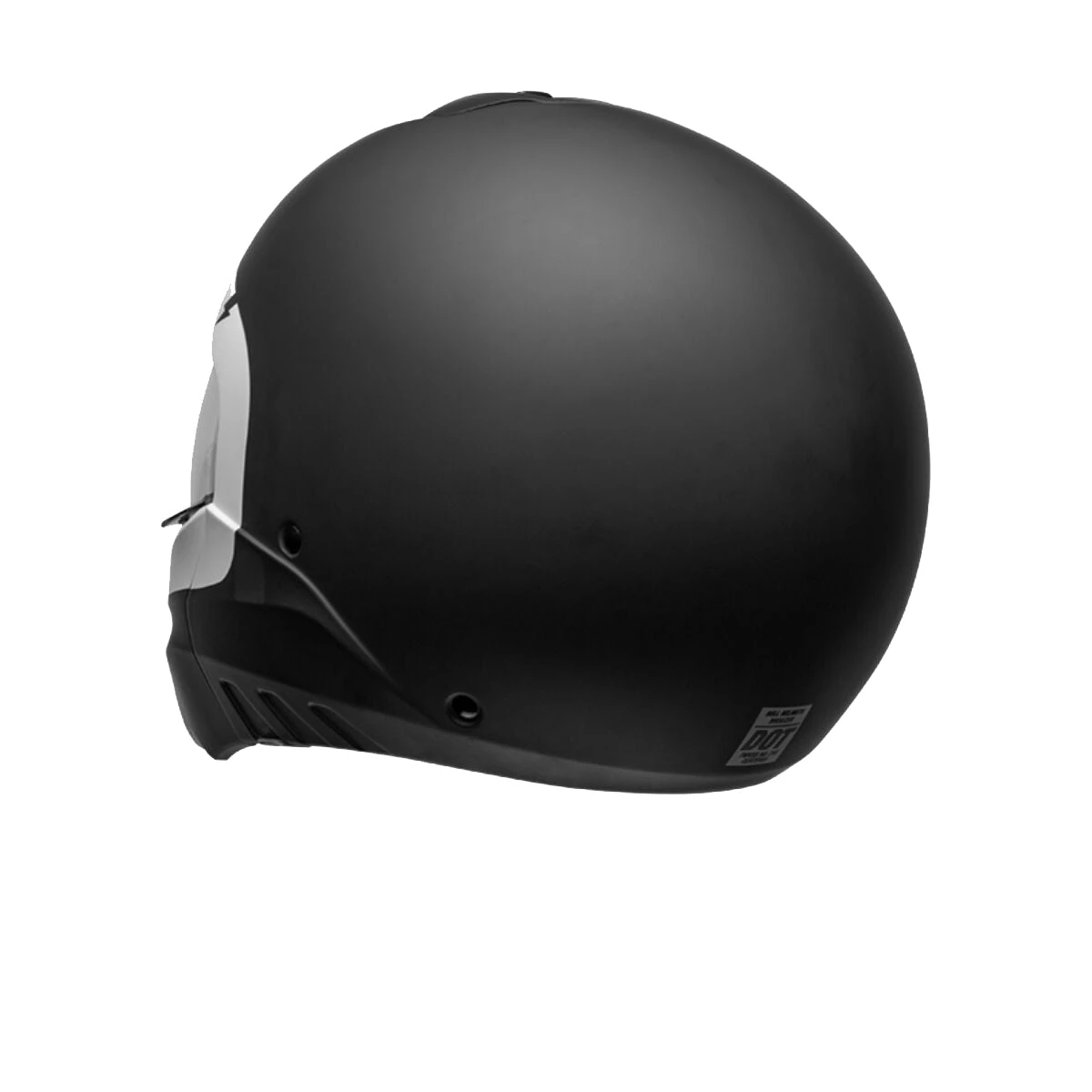 Bell Helmets Riding Gear Bell Broozer ‘Full Face. Open Face. In Your Face’ 2 In 1 Motorcycle Cranium Matte Black And White Helmet