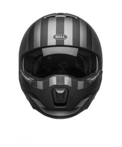 Bell Helmets Bell Broozer ‘Full Face. Open Face. In Your Face’ 2 In 1 Motorcycle Free Ride Matte Gray And Black Helmet